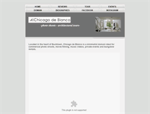 Tablet Screenshot of chicagodeblanco.com